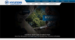 Desktop Screenshot of hyundaipower-th.com